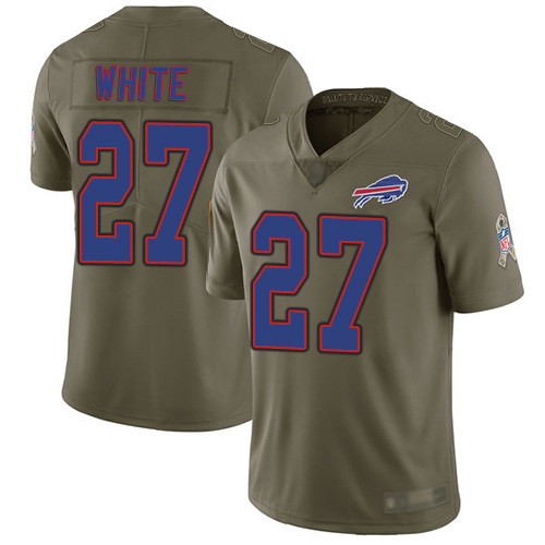 Men Buffalo Bills #27 Tre Davious White Limited Olive 2017 Salute to Service NFL Jersey->buffalo bills->NFL Jersey